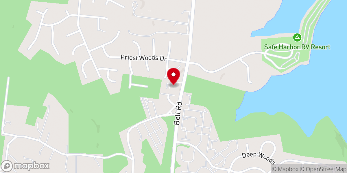Map showing location of Community of Christ-Cedar Ridge