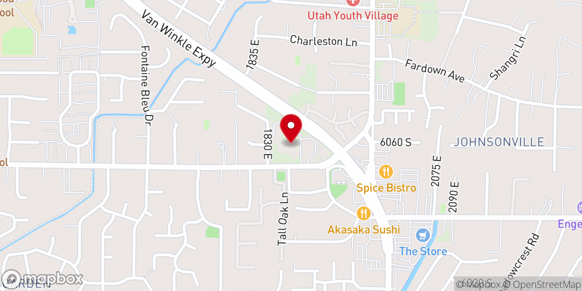 Map showing location of Salt City Underground Church