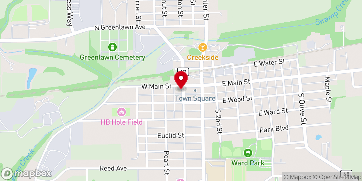 Map showing location of Living Waters Ministries
