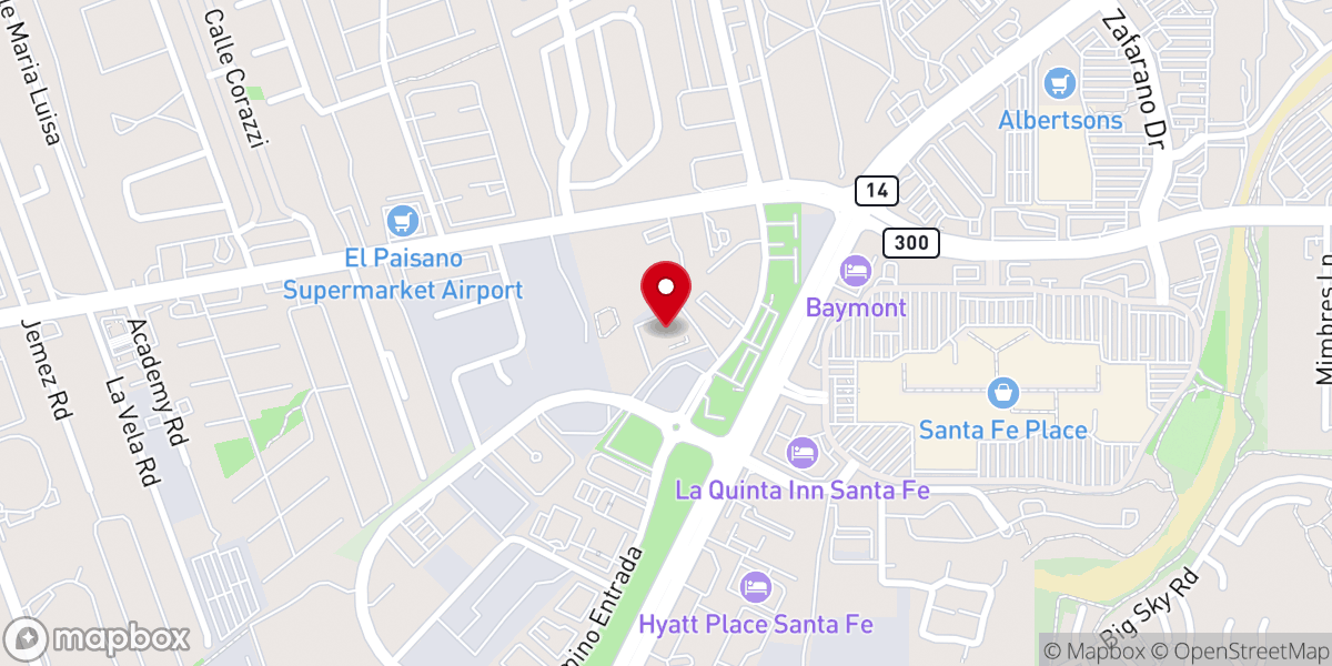 Map showing location of Gospel Life Community Church
