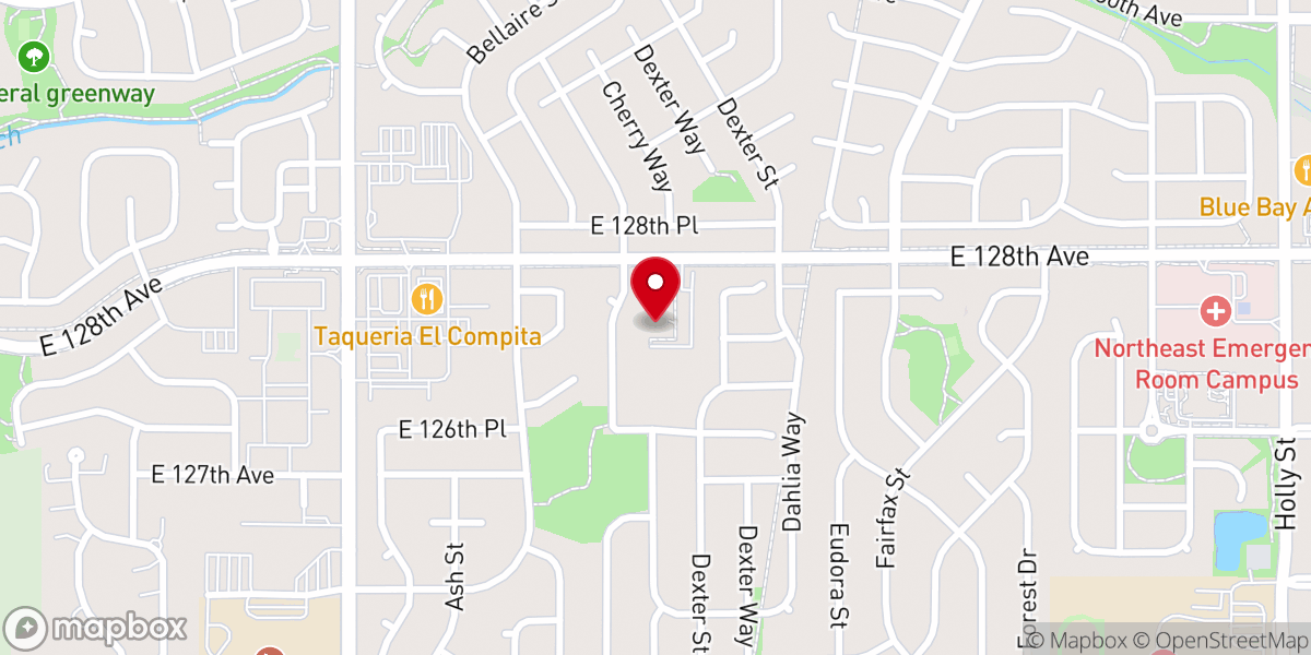 Map showing location of Village Calvary Church