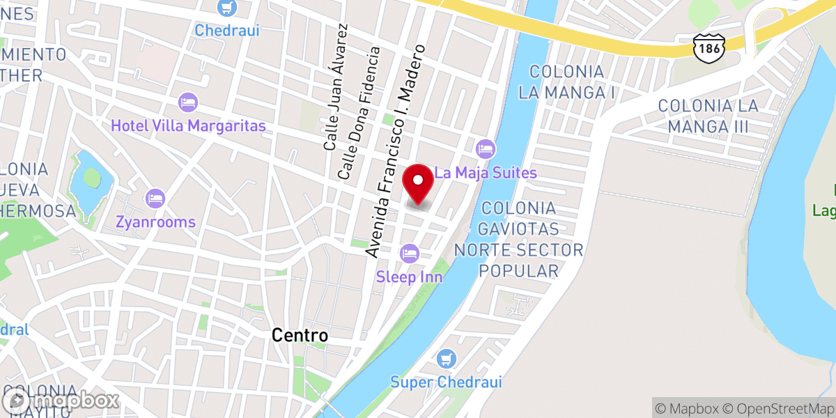 Map showing location of CENTRO DE AYUDA UNIVERSAL