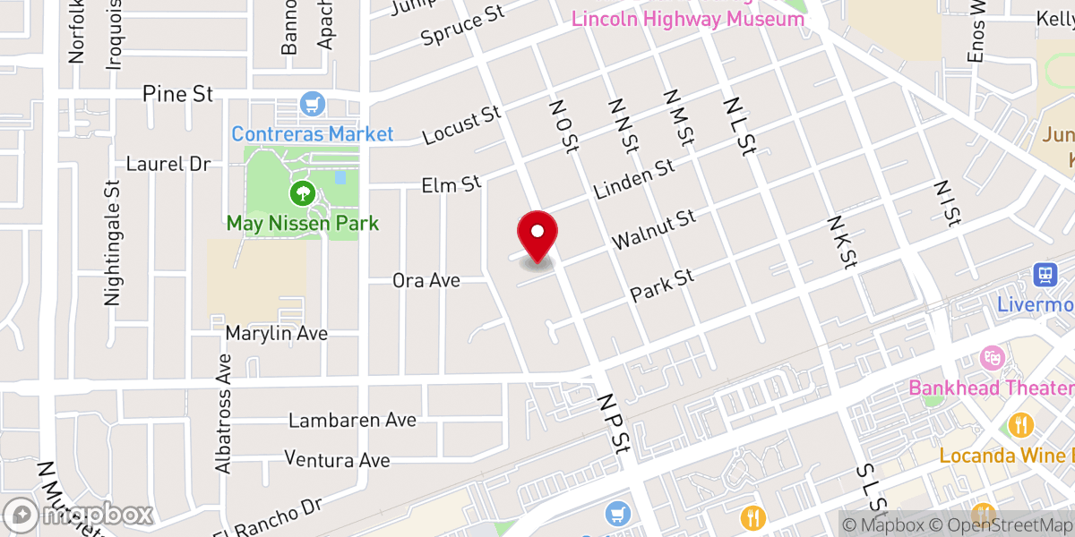 Map showing location of Reach Livermore