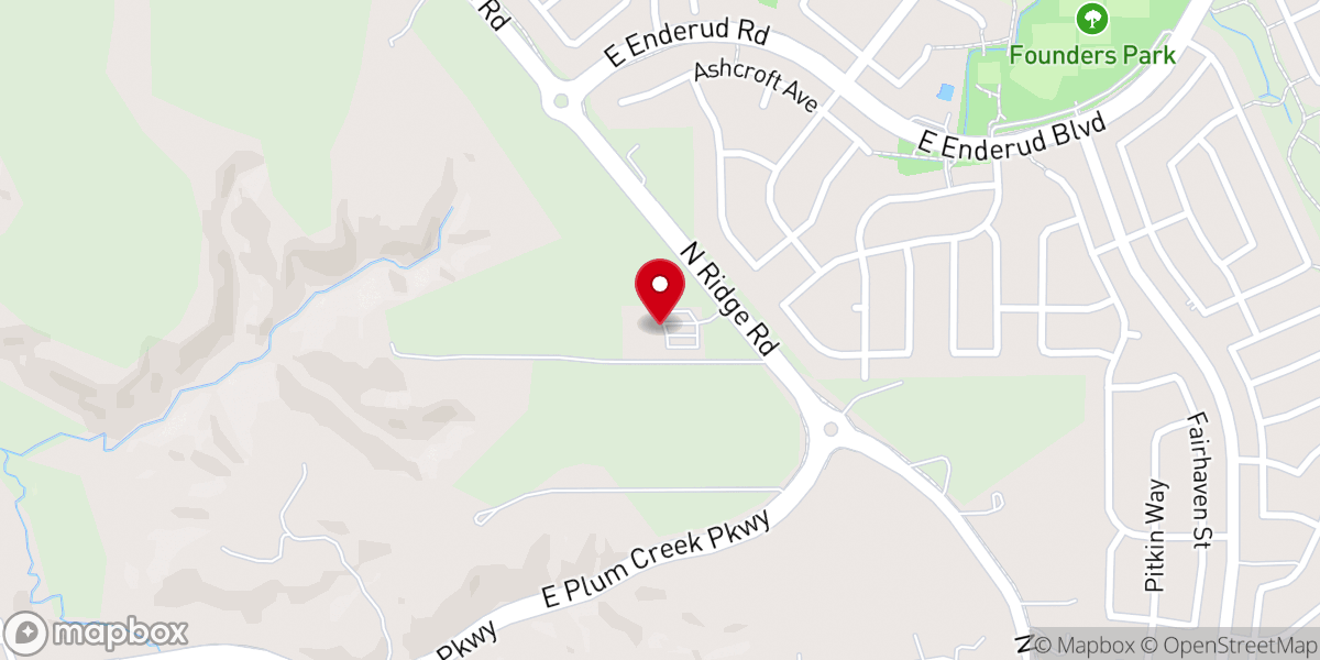 Map showing location of Faith Lutheran Church & Preschool