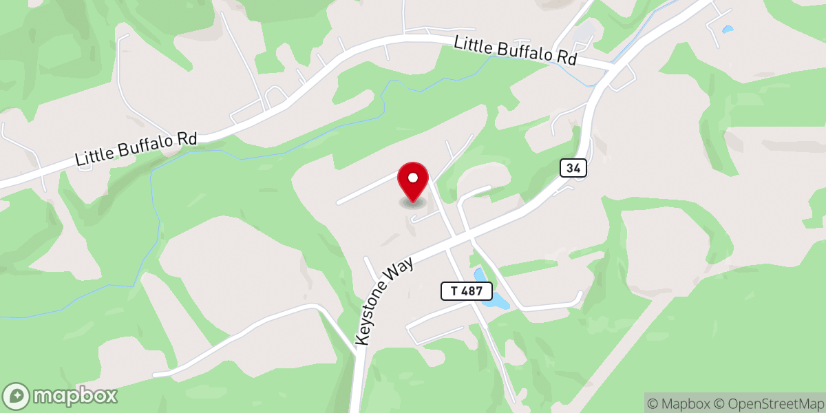 Map showing location of Bible Believers Baptist Church