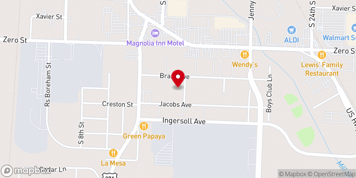 Map showing location of City of Refuge Ministries
