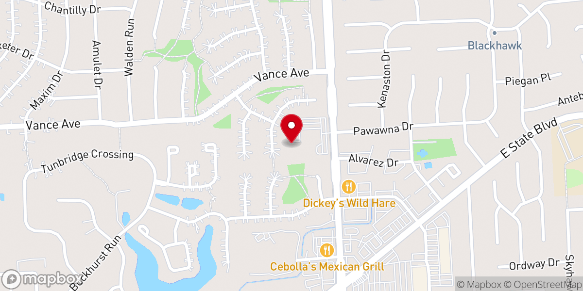 Map showing location of Fostering Hope for Children Incorperated