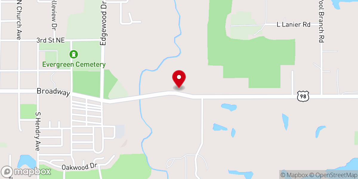 Map showing location of Higher Dimensions Outreach International Church
