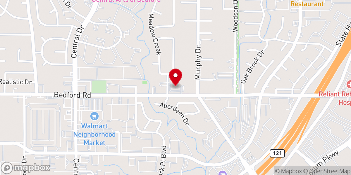 Map showing location of Concordia Lutheran Church