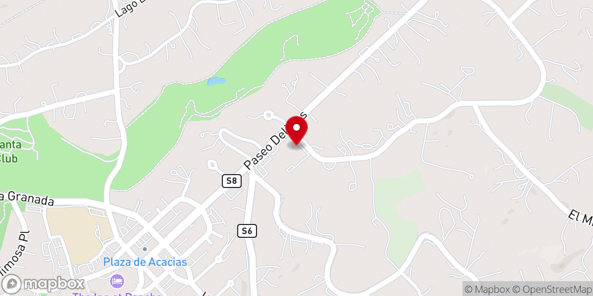 Map showing location of The Village Community Presbyterian Church