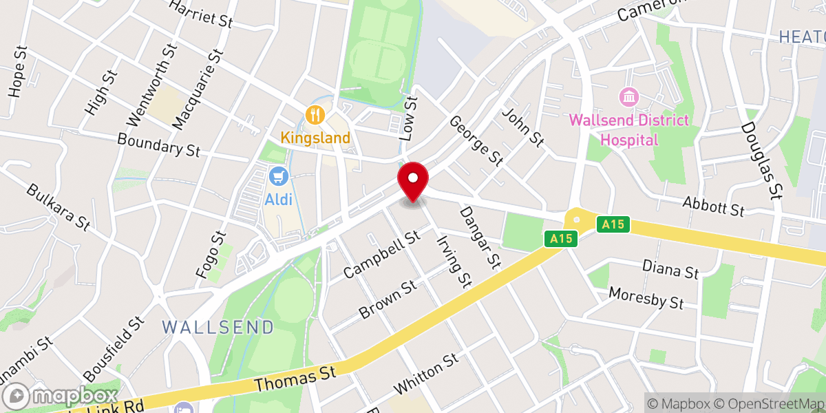 Map showing location of Saint Nicholas Russian Orthodox Church