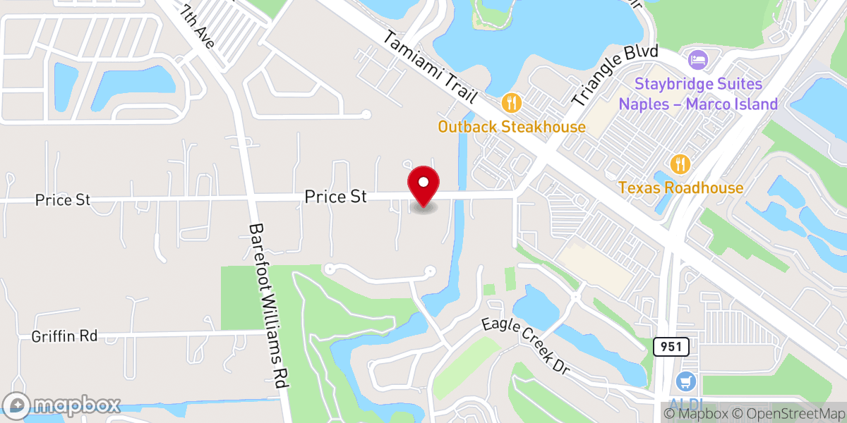 Map showing location of St Demetrius Orthodox Church