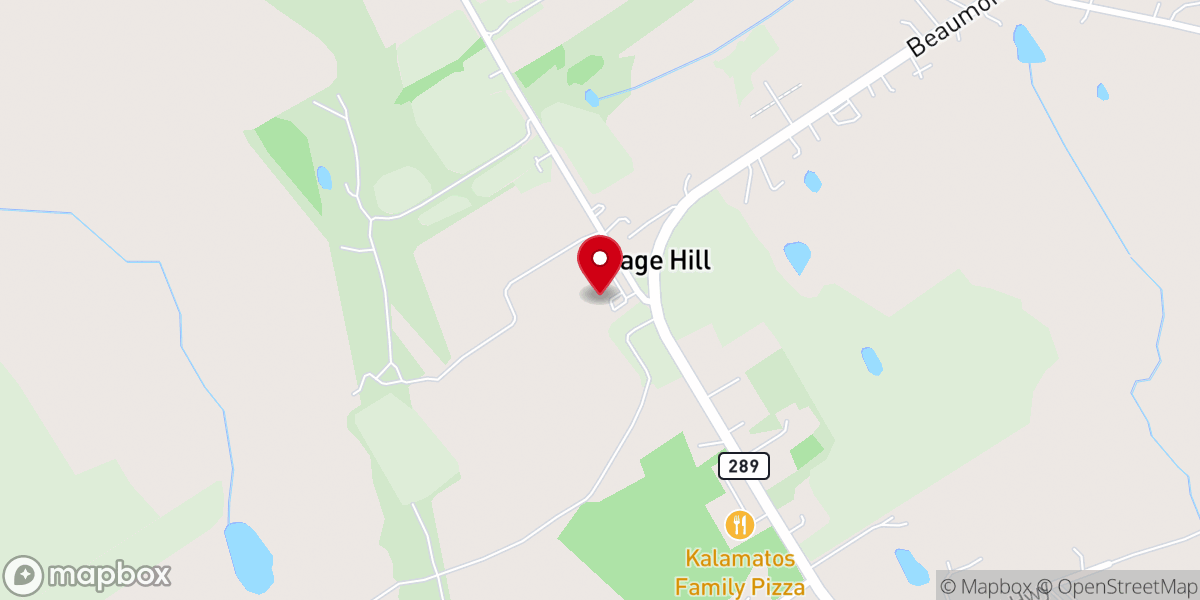 Map showing location of Redeemer Lutheran Church