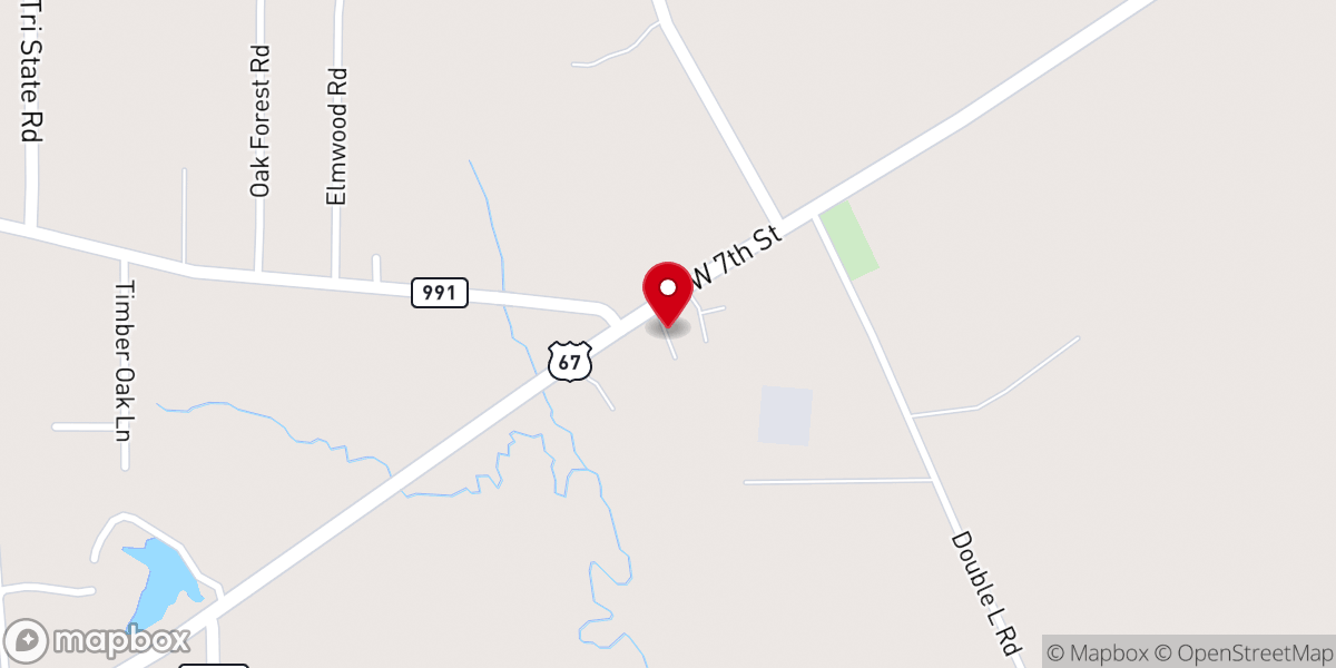 Map showing location of 1st Bikers Church