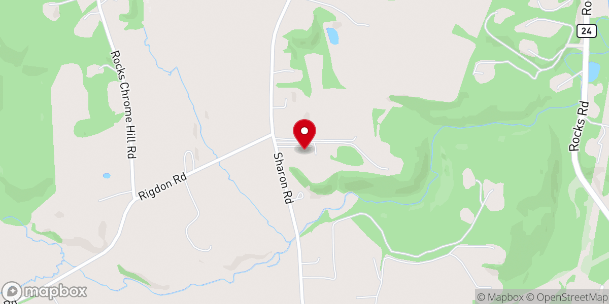 Map showing location of Gospel Baptist Tabernacle