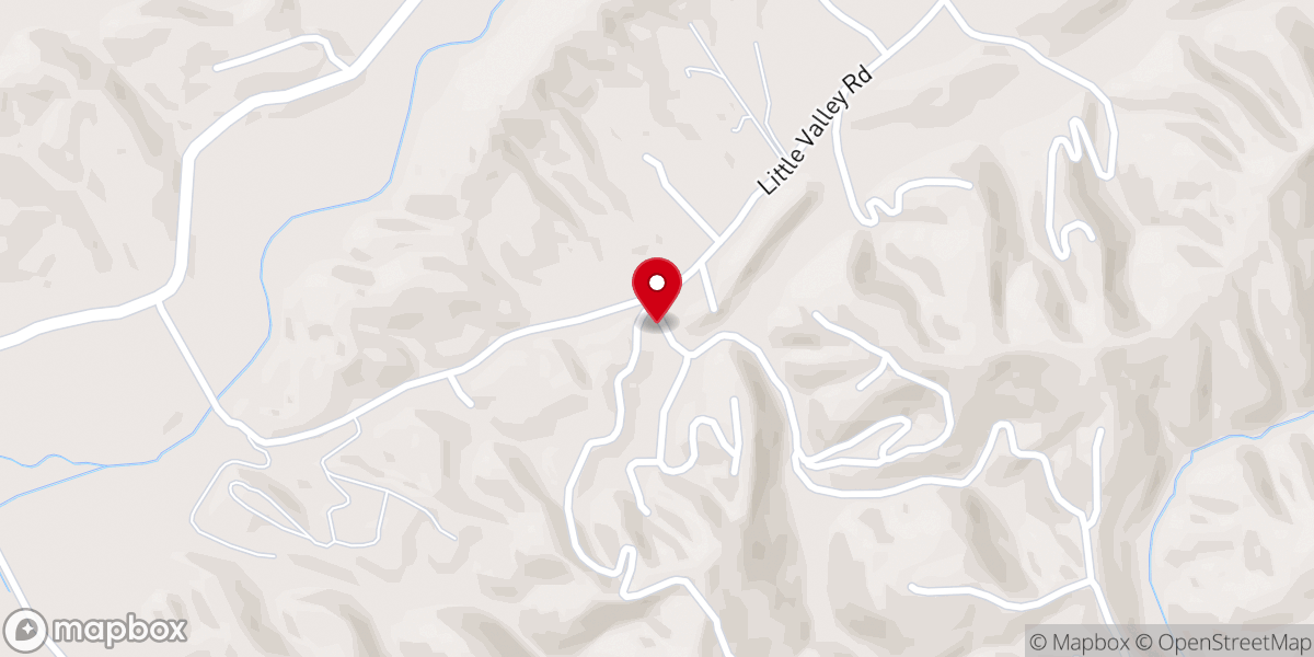 Map showing location of Affordable Smoky Mountain Weddings