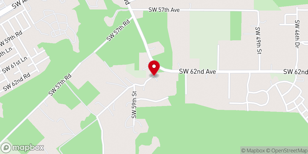Map showing location of Greater New Salem Baptist Church