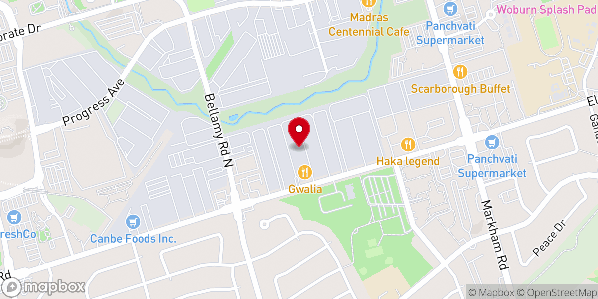 Map showing location of Sri Radha Krishna Temple