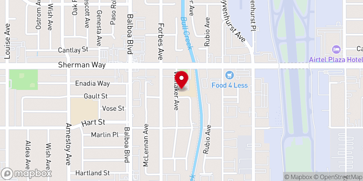 Map showing location of Saint Bridget of Sweden Church