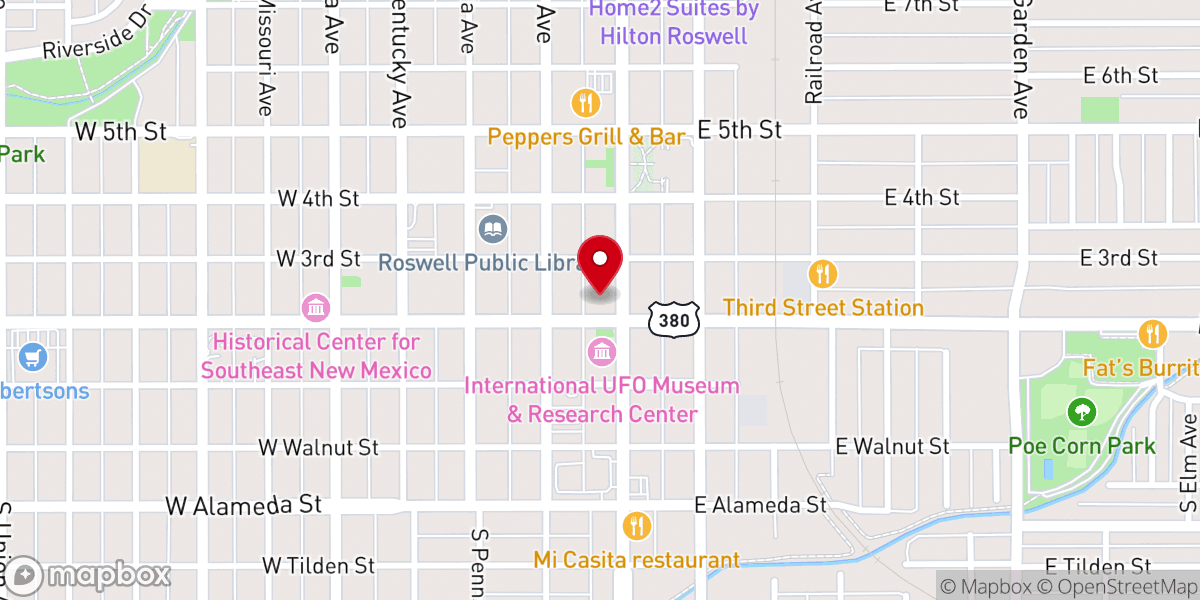 Map showing location of Friendship Missionary Baptist Church
