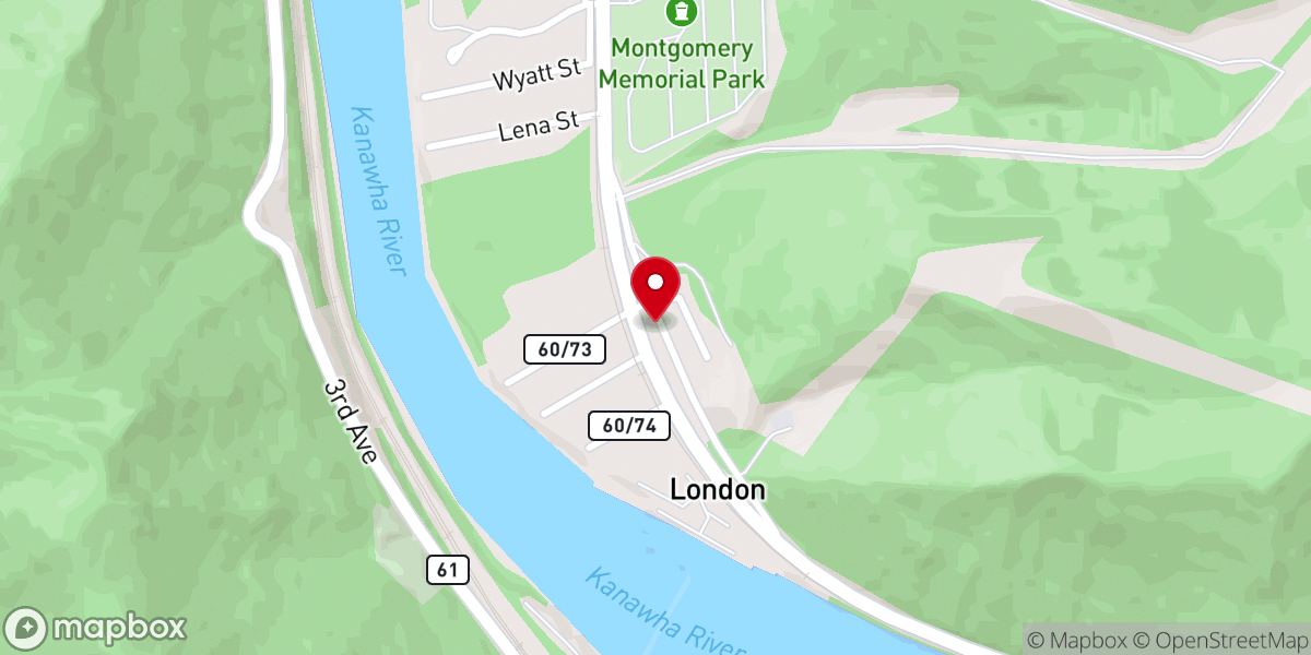 Map showing location of London Church Of God