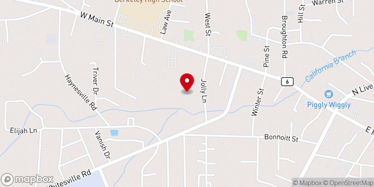 Map showing location of Open Door Ministries of Mount Pleasant