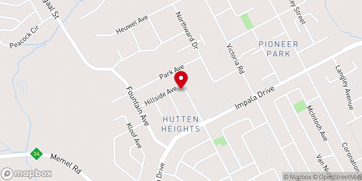 Map showing location of Presbyterian Church