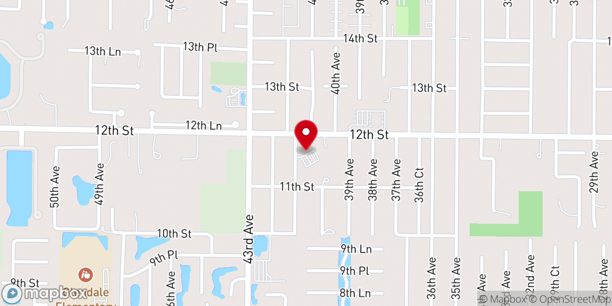 Map showing location of Grace Lutheran Church
