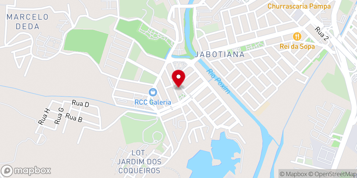 Map showing location of Paróquia Santa Lúcia Filipini