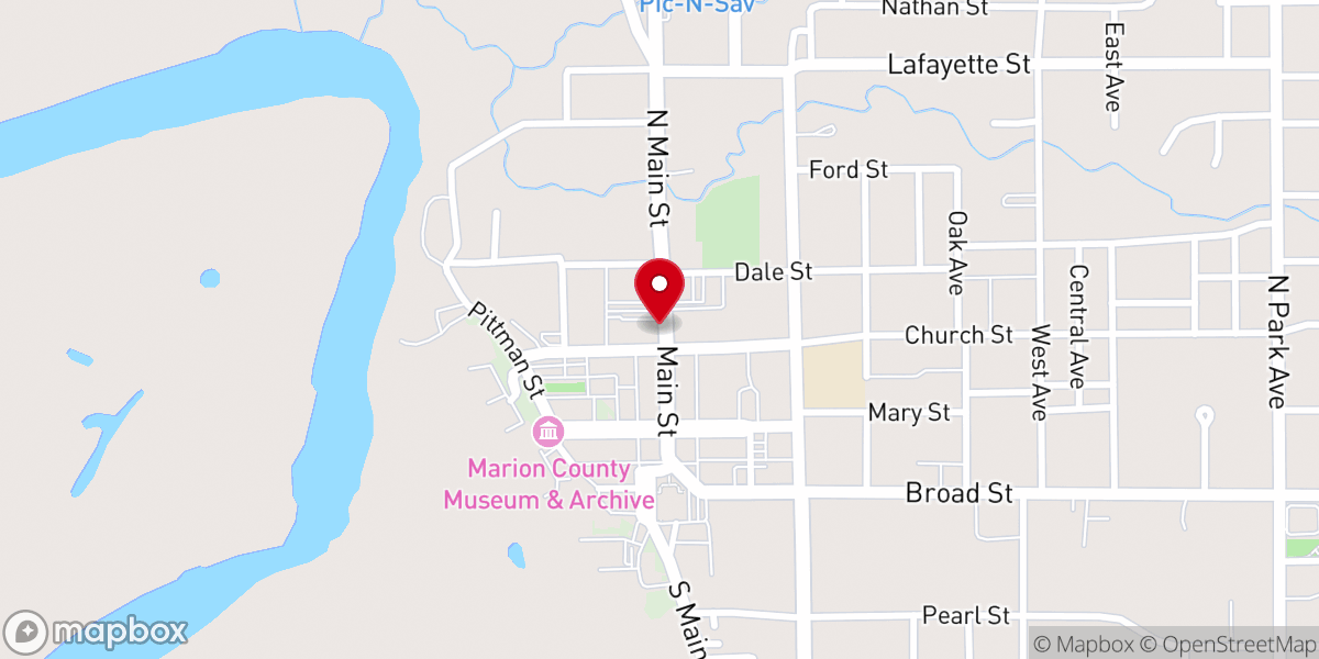 Map showing location of Gathering