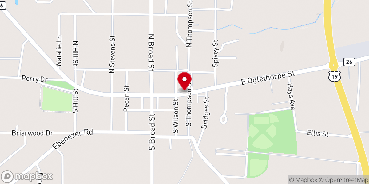 Map showing location of The Church International Inc