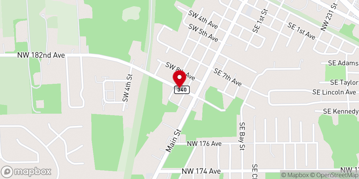 Map showing location of High Springs Church of God