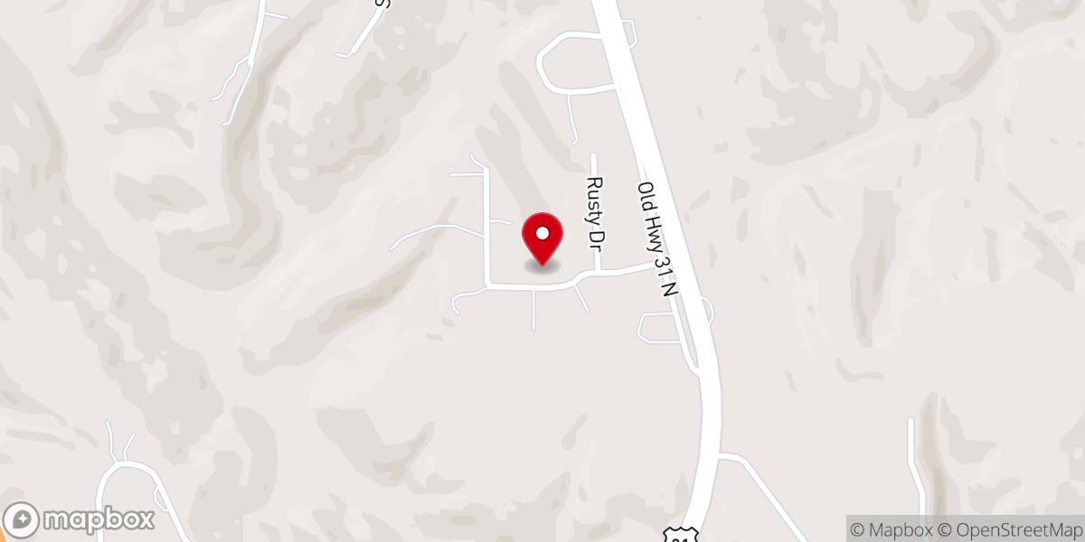 Map showing location of North Gardendale Church of Christ