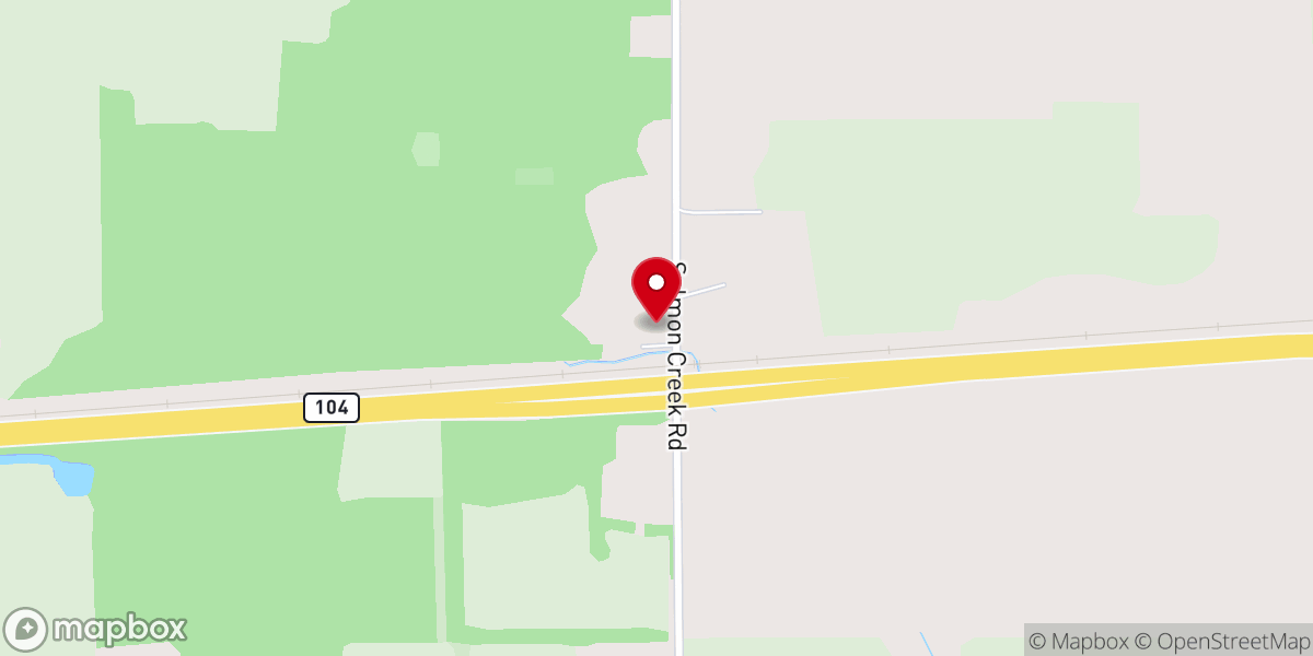 Map showing location of Bible Baptist Church