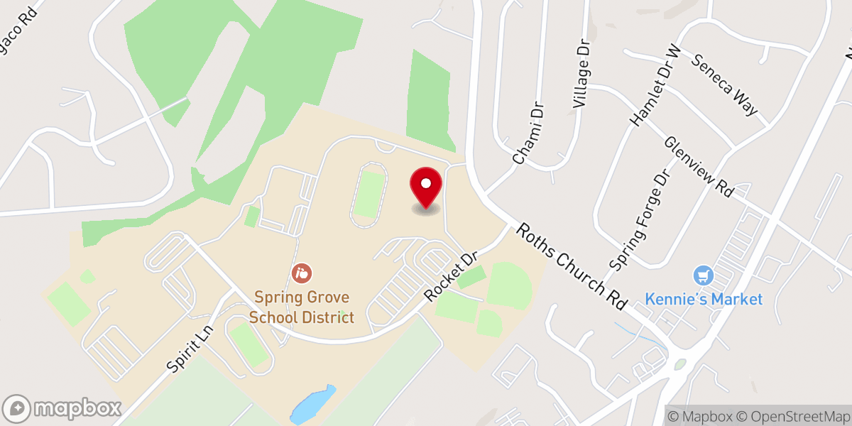 Map showing location of Windy Hill on the Campus (senior center)