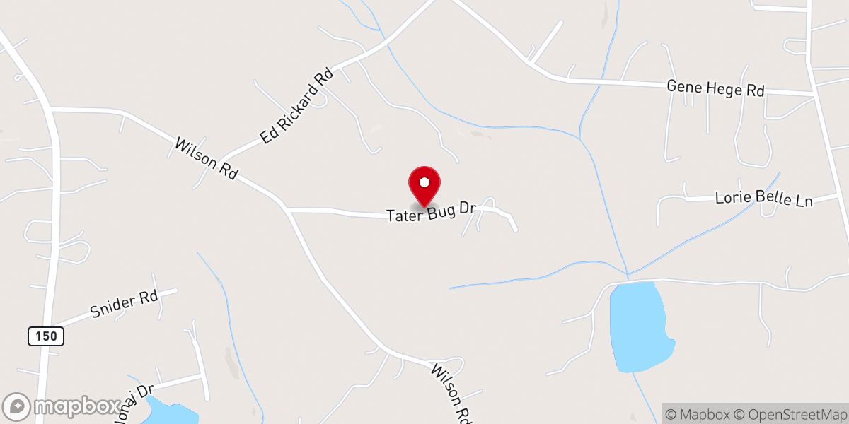 Map showing location of Mark Osborne church