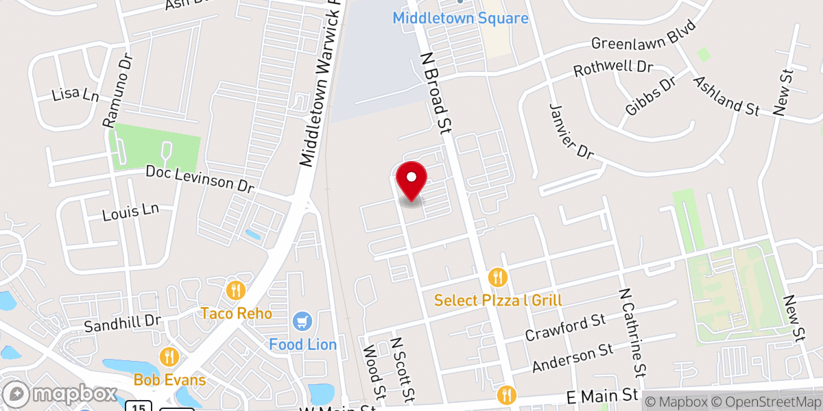Map showing location of COMPASSIONATE CARE DELAWARE