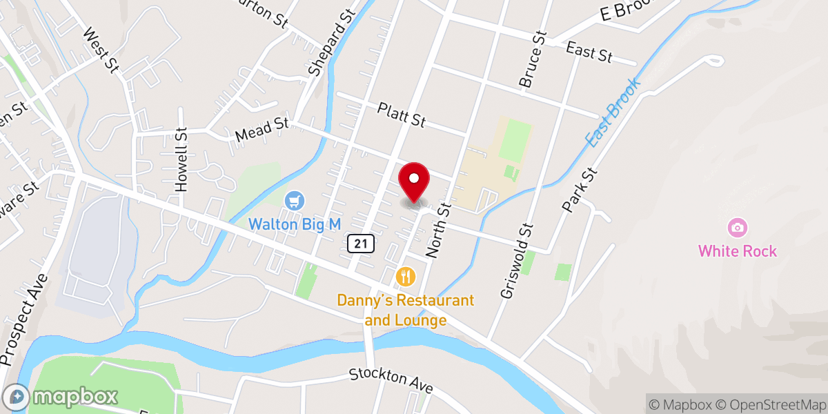 Map showing location of Christ Episcopal Church