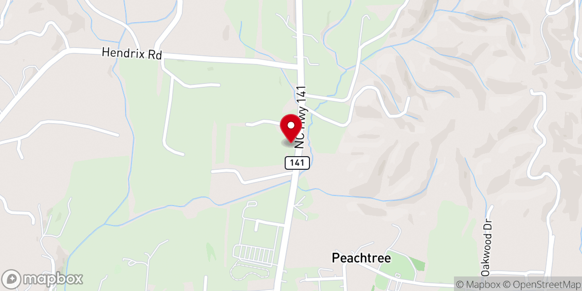 Map showing location of Truett Baptist Association