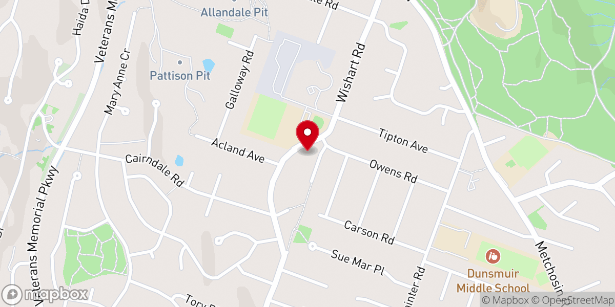Map showing location of Westside Bible Church