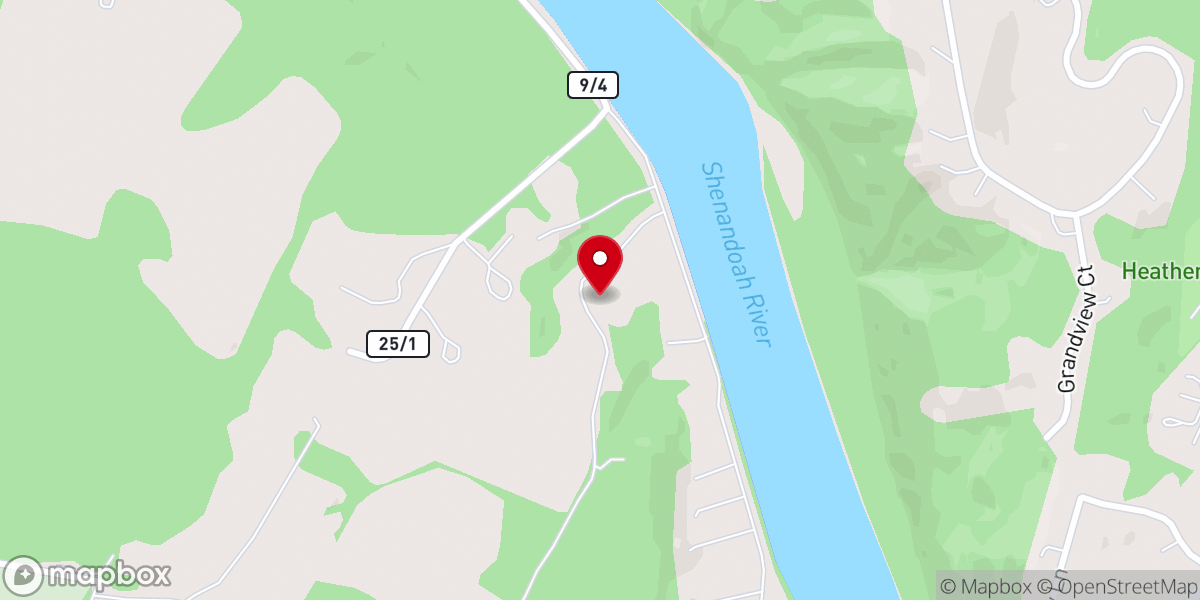 Map showing location of Mount Zion Assembly Of God