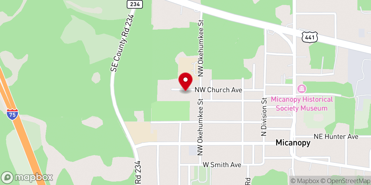 Map showing location of The Assembly Of Deliverance Incorporated