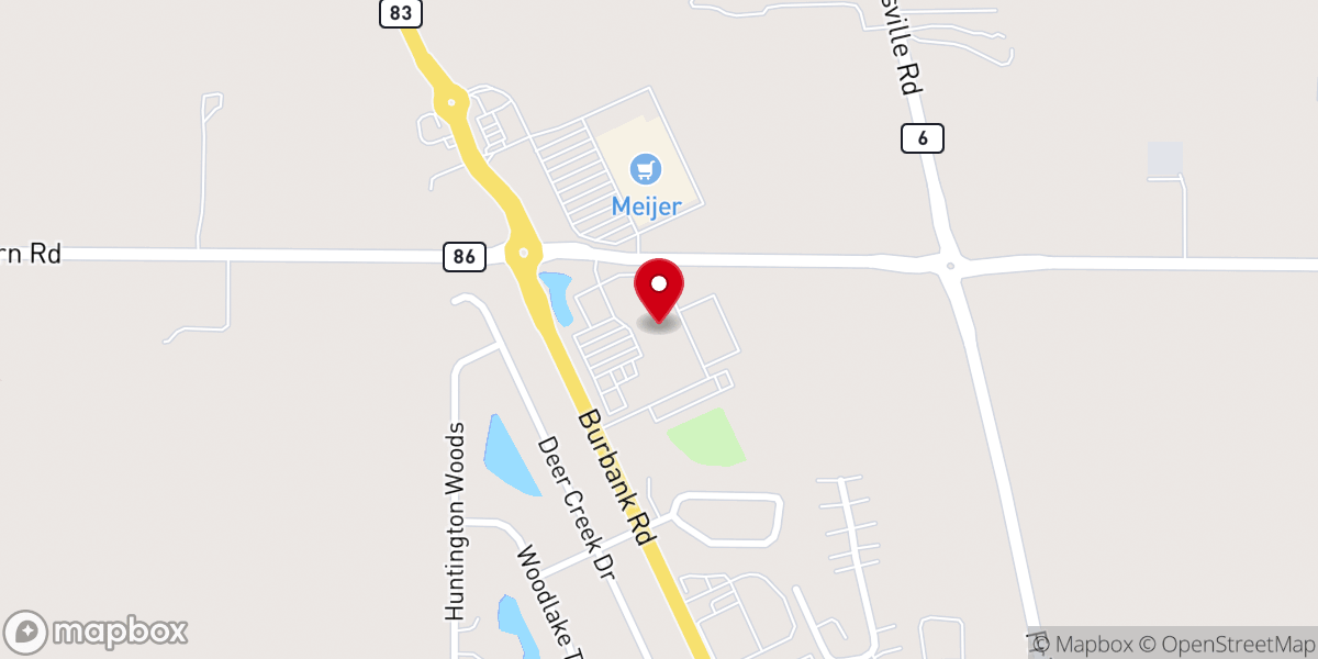 Map showing location of Grace Church
