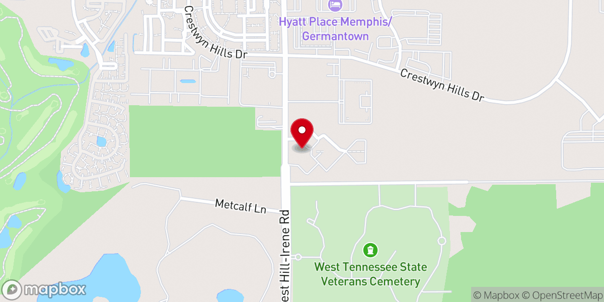Map showing location of Forest Hill Church of Christ