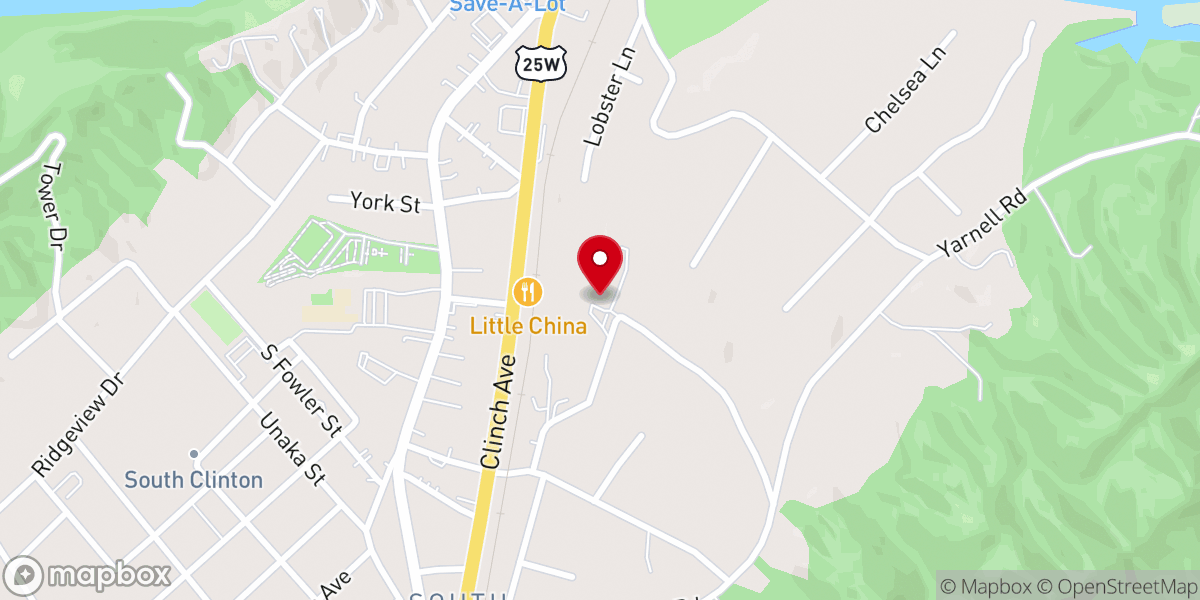 Map showing location of Faith Missionary Baptist Church