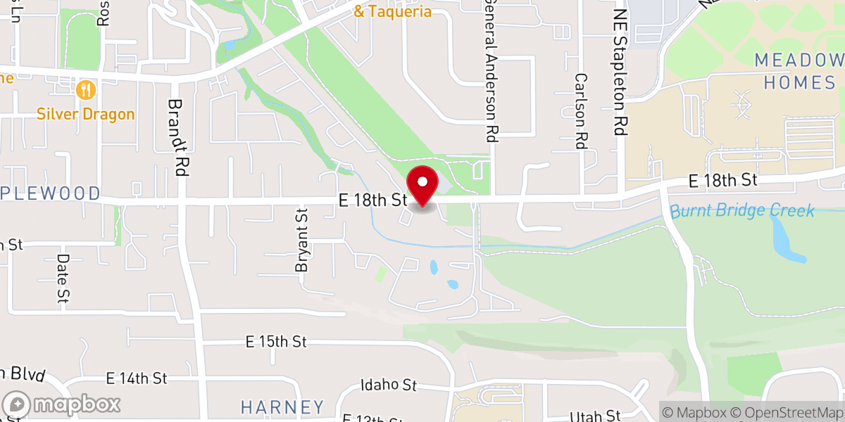 Map showing location of Unitarian Universalist Church of Vancouver