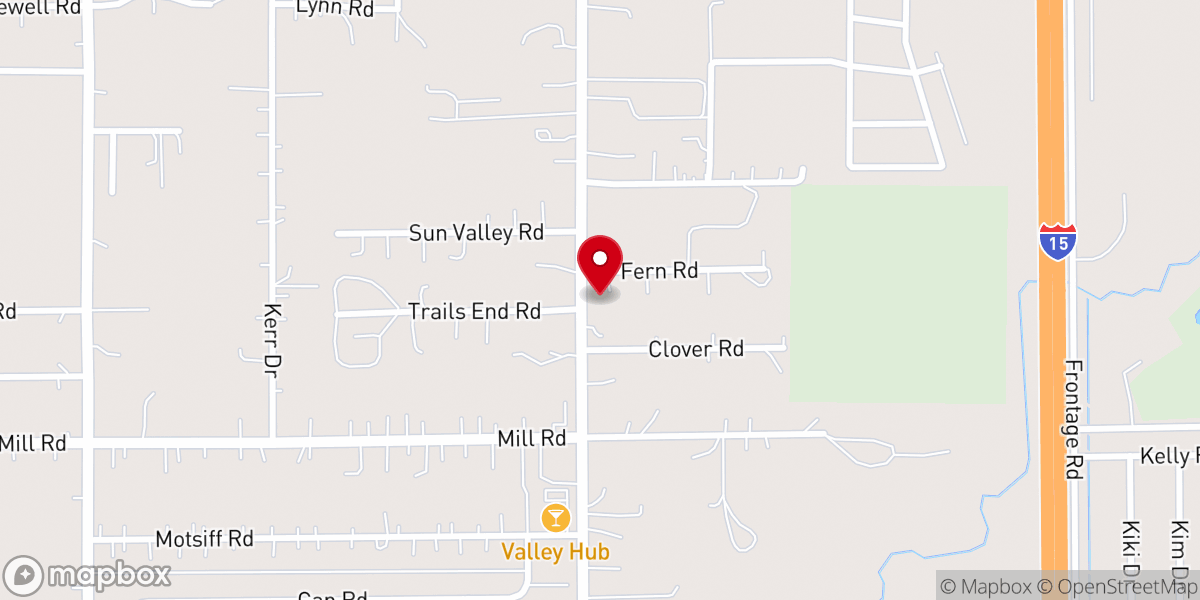 Map showing location of Helena Bible Chapel