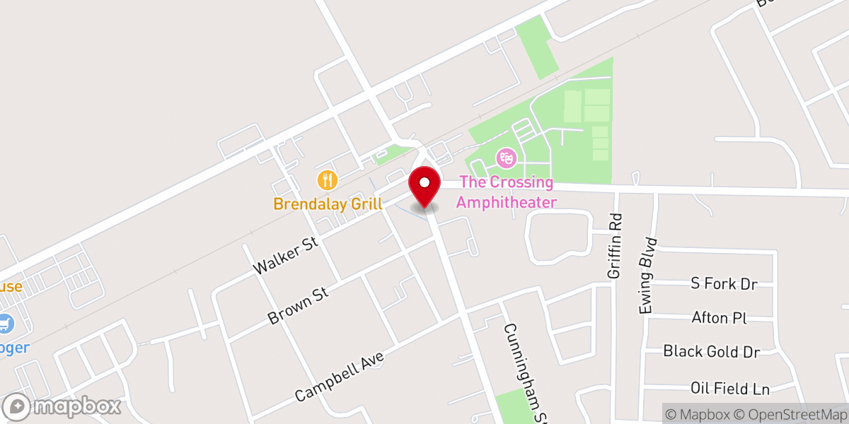 Map showing location of Jones Chapel African Methodist Episcopal Church