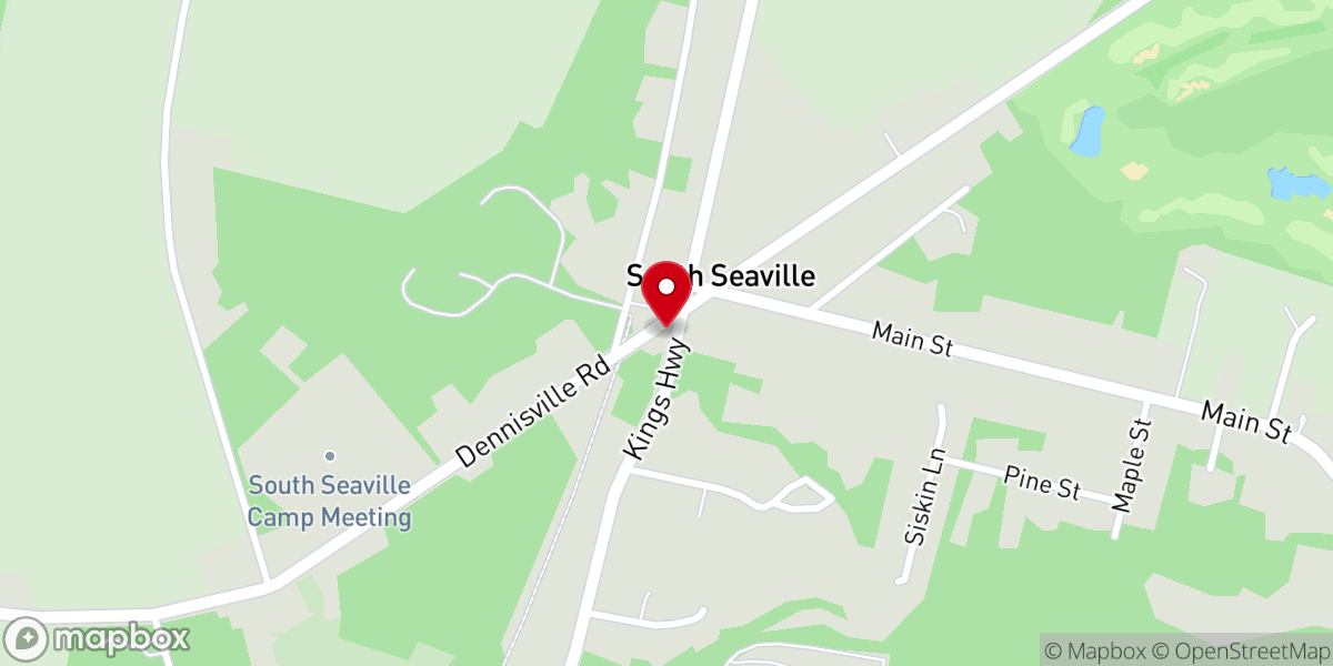 Map showing location of Community Thrift of South Seaville UMC