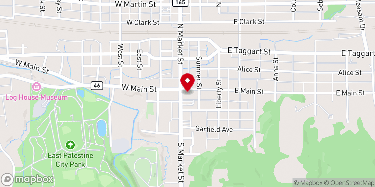 Map showing location of Centenary United Methodist Church